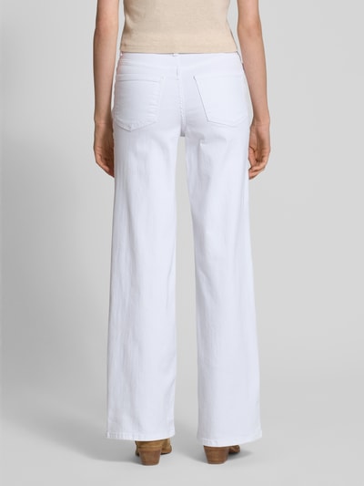 ONLY Wide Leg Jeans aus Baumwoll-Mix Modell 'MADISON BLUSH' Weiss 5