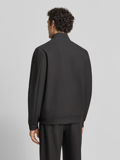 Emporio Armani Sweatjacke mit Stehkragen und Zweiwege-Reißverschluss Black 5