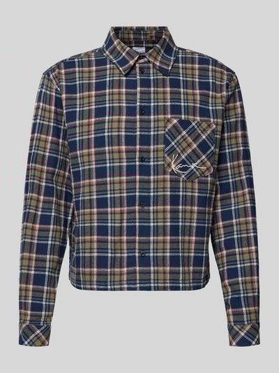 KARL KANI Vrijetijdsoverhemd met knoopsluiting Donkerblauw - 2