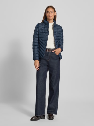 s.Oliver RED LABEL Kurtka pikowana o kroju slim fit ze stójką Granatowy 1