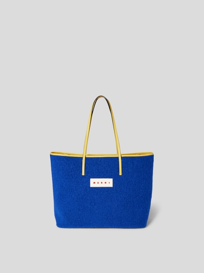 Marni Handtasche mit Label-Patch Royal 2