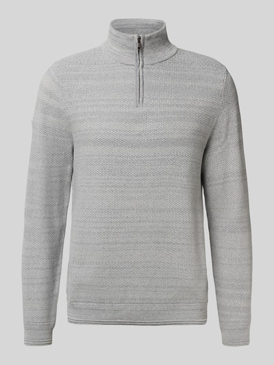 Superdry Troyer mit Stehkragen Hellgrau 2