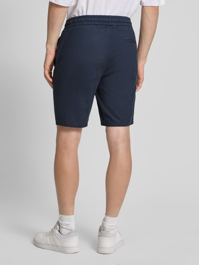Only & Sons Shorts aus Baumwoll-Leinen-Mix Modell 'LINUS' Dunkelblau 5