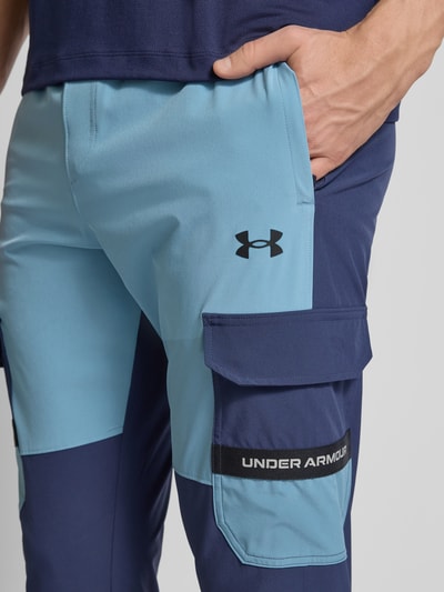 Under Armour Sweatbroek met elastische band Donkerblauw - 3