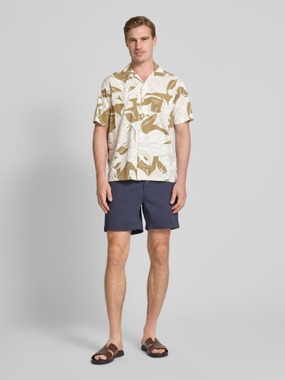 Jack & Jones Premium Regular fit vrijetijdsoverhemd met borstzak, model 'BLUBAHAMAS' Camel - 1