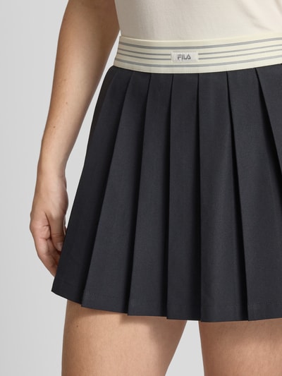 FILA Minirok met plooien en elastische band, model 'BELLAGIO' Zwart - 3