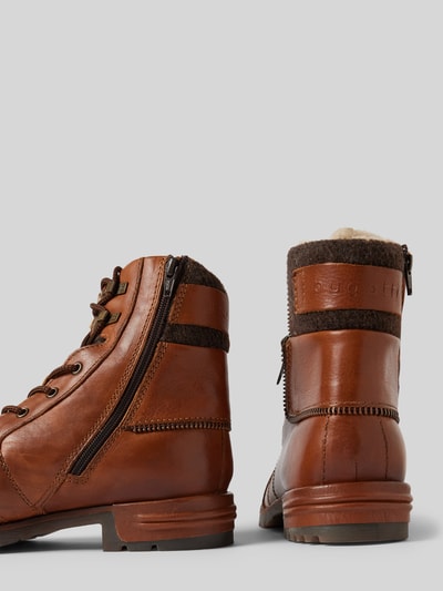 bugatti Boots aus Leder-Mix Modell 'Sentra' Cognac 2