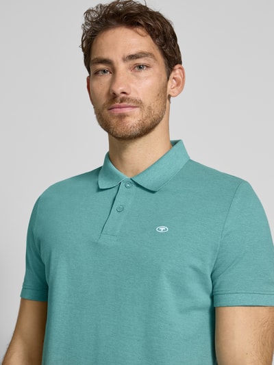 Tom Tailor Regular fit poloshirt van puur katoen Petrol - 3