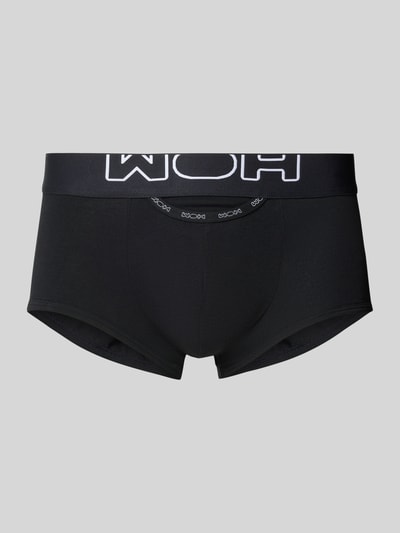 WOH Boxershort met elastische band met label Zwart - 1