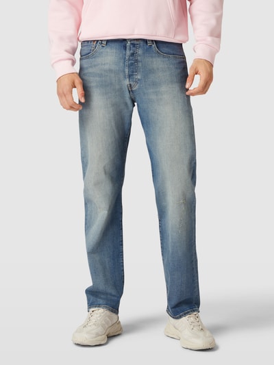 Levi's® Jeans mit Label-Patch Modell 'MONSTER' Blau 4