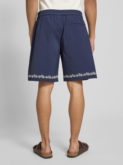 PROHIBITED Shorts mit elastischem Bund Marine 5