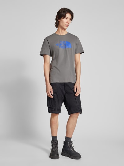 The North Face T-Shirt mit Label-Print Modell 'EASY' Anthrazit 1