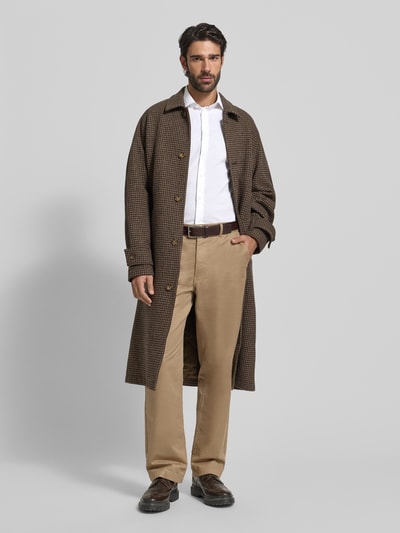 Tommy Hilfiger Tailored Fit Businesshemd aus Baumwoll-Mix Weiss 1