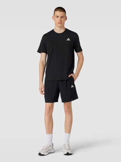 ADIDAS SPORTSWEAR T-shirt met labelstitching Zwart - 1