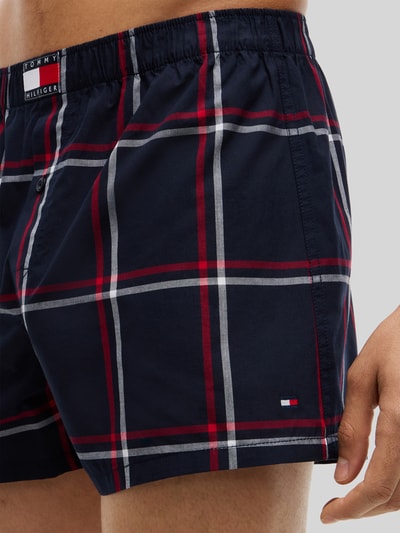 Tommy Hilfiger Bokserki z detal z logo w zestaw 3 szt. Czerwony 3