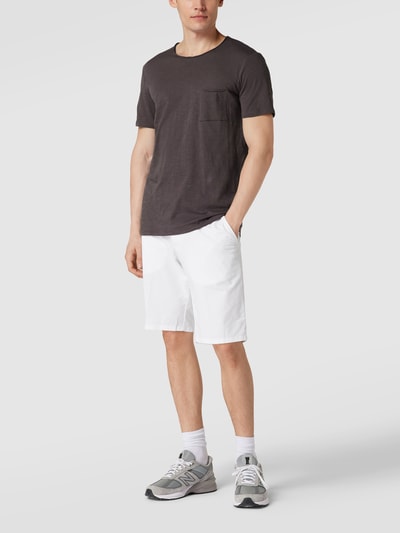 Marc O'Polo T-Shirt mit Brusttasche Dunkelgrau 1