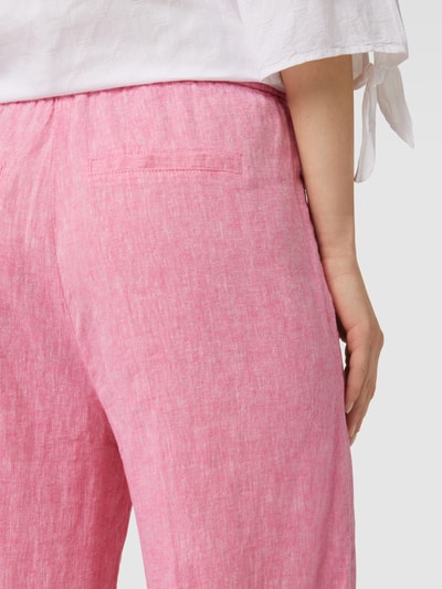 Christian Berg Woman Stoffhose mit Bügelfalten Pink Melange 3