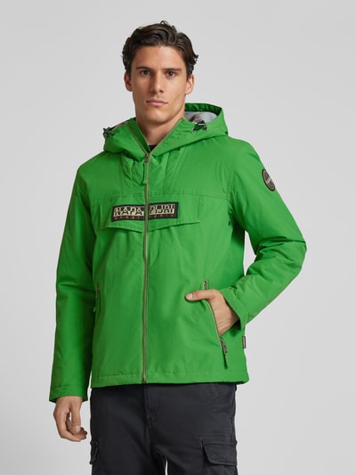 Napapijri Jacke mit Label-Patch Modell 'RAINFOREST' Gruen 4