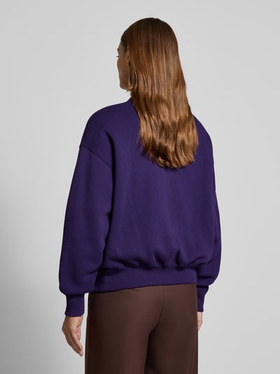 Polo Ralph Lauren Sweatshirt mit überschnittenen Schultern und Label-Stitching Purple 5