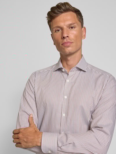 OLYMP Level Five Slim Fit Business-Hemd mit Kentkragen Mittelbraun 3