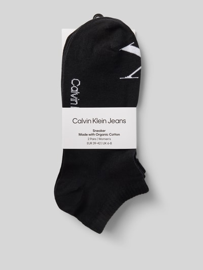 Calvin Klein Jeans Socken mit Label-Print im 2er-Pack Black 3