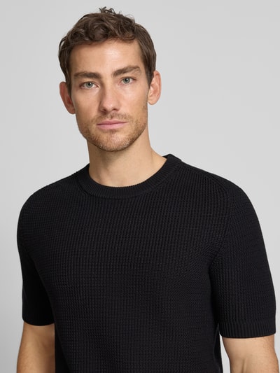 HUGO Regular Fit T-Shirt aus reiner Baumwolle Modell 'SAFFON' Black 3