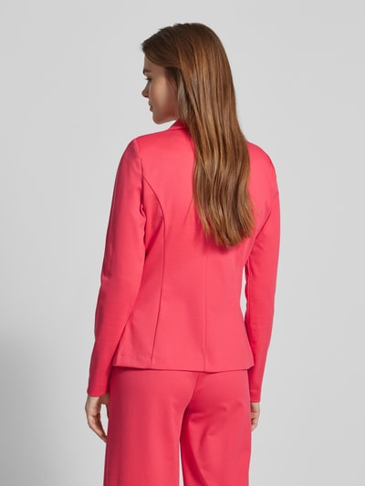 ICHI Slim fit blazer met paspelzakken, model 'KATE' Felroze - 5