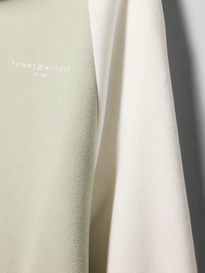Tommy Hilfiger Teens Relaxed fit hoodie van katoenmix Rietgroen - 2