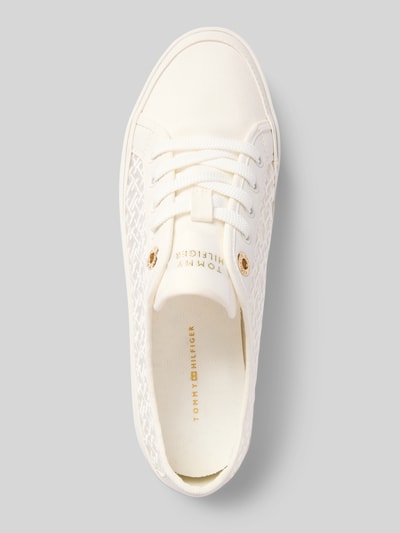 Tommy Hilfiger Sneakersy niskie z efektem siateczki Biały 3