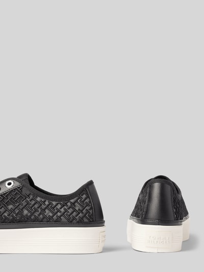 Tommy Hilfiger Low Top Sneaker in Mesh-Optik Black 2