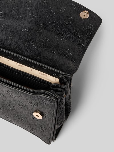 Guess Handtasche in Leder-Optik Modell 'Cresida' Black 5