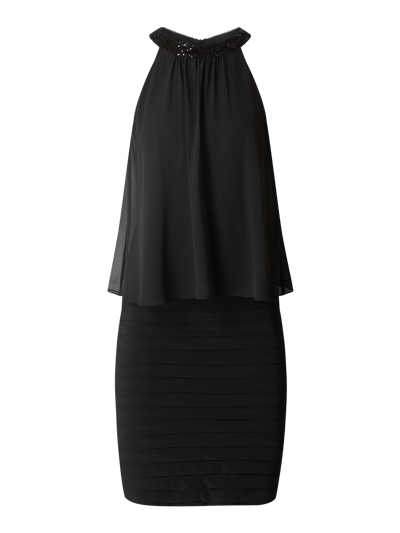 Paradi Cocktailkleid mit Pailletten-Applikationen  Black 2