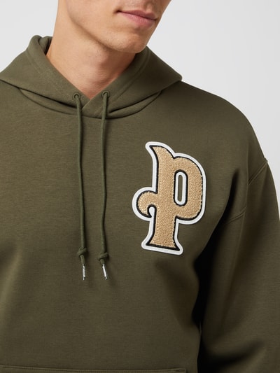 PUMA PERFORMANCE Oversized Hoodie mit Logo aus Frottee Oliv 3