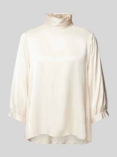 Milano Italy Regular fit blouse met opstaande kraag Offwhite - 2