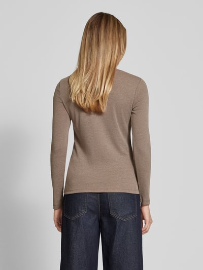 Christian Berg Woman Longsleeve met ronde hals Taupe gemêleerd - 5