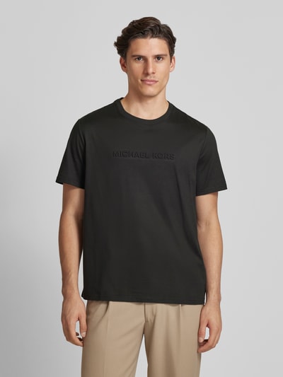 Michael Kors T-Shirt mit Label-Print Black 4