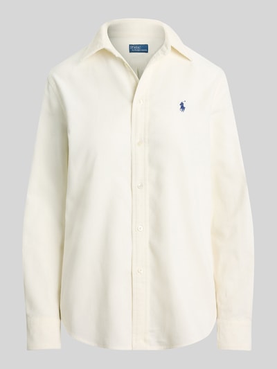 Polo Ralph Lauren Hemdbluse mit Logo-Stitching Weiss 3