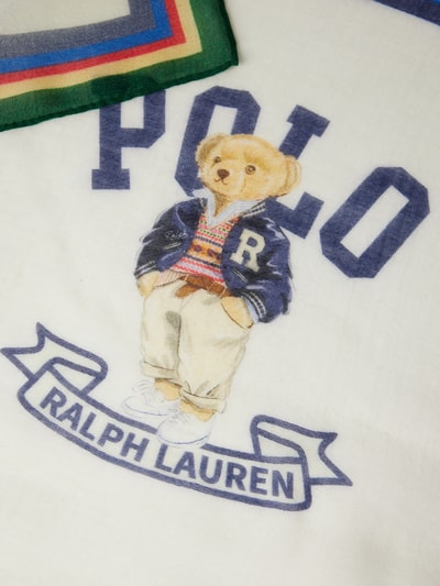 Polo Ralph Lauren Sjaal van wol Offwhite gemêleerd - 2