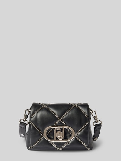 Liu Jo White Crossbody Bag mit Label-Detail Black 2