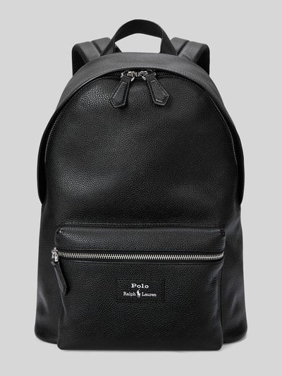 Polo Ralph Lauren Rucksack aus echtem Rindsleder Black 2