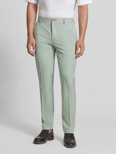 Selected Slim Fit Anzughose mit Viskose-Anteil Modell 'LIAM' Hellgruen 4