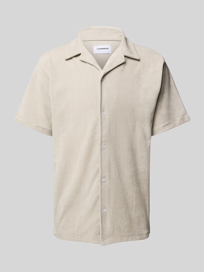 Lindbergh Relaxed fit vrijetijdsoverhemd met reverskraag Offwhite - 2
