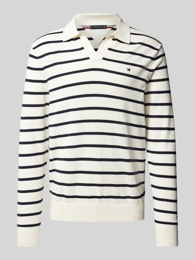 Tommy Hilfiger Gebreide pullover met polokraag Ecru - 2