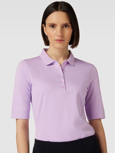 Christian Berg Woman Poloshirt met korte knoopsluiting Lavendel - 3