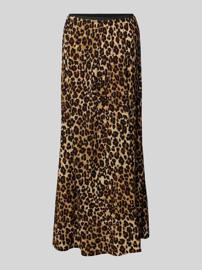 Vero Moda Uitlopende midirok van pure viscose, model 'ALBA' Zwart - 2