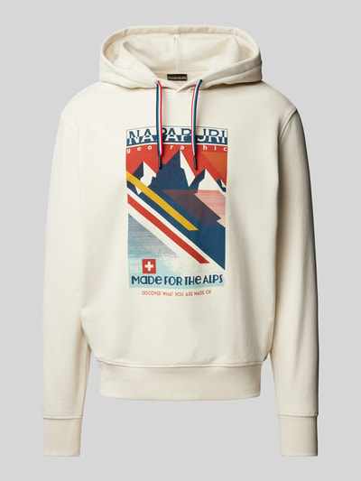 Napapijri Hoodie met capuchon Zand - 2