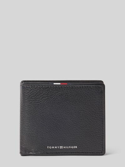 Tommy Hilfiger Portemonnee van runderleer Zwart - 1
