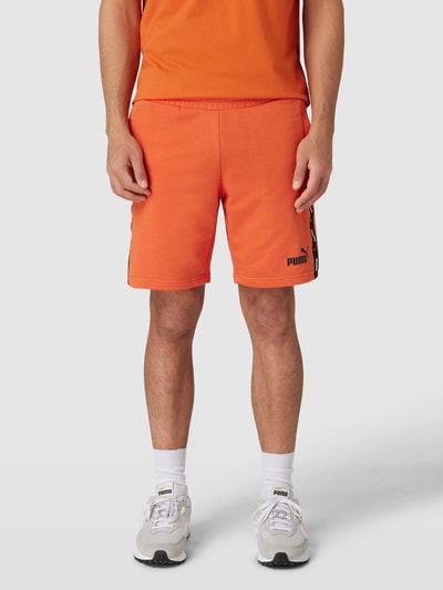 PUMA PERFORMANCE Sweatshorts mit Label-Print Hellrot 4