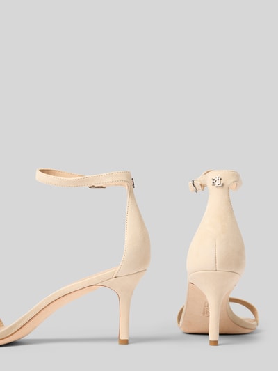 Lauren Ralph Lauren Sandalette mit Fesselriemen Modell 'ALLIE' Sand 2