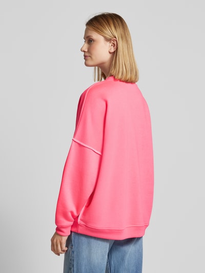 miss goodlife Oversized Sweatshirt mit Motiv- und Statement-Print Pink 5